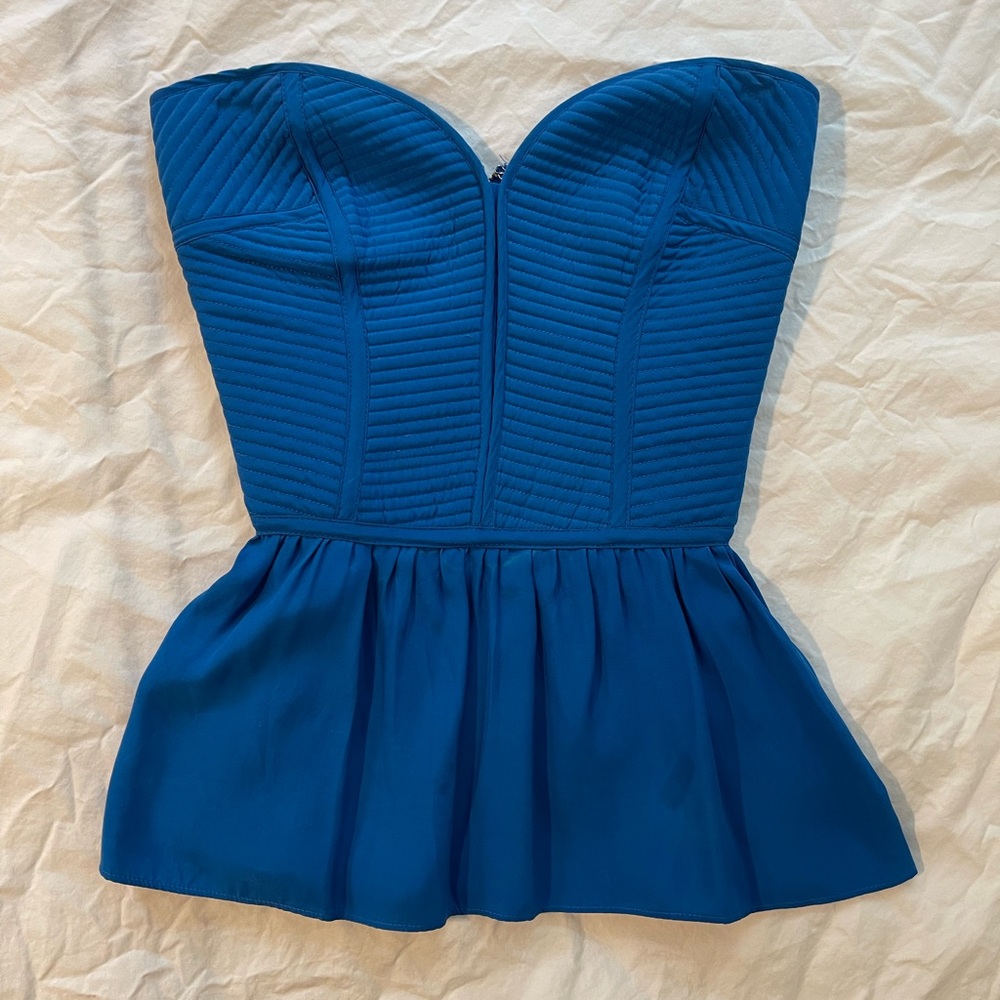 Parker Bustier Peplum Top